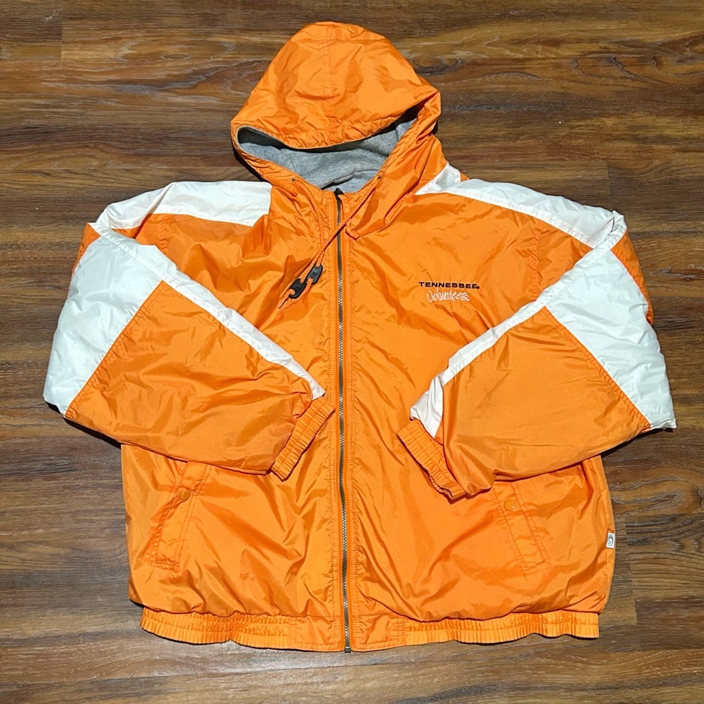 Tennessee Volunteers Windbreaker with Hood and Full-Length Zipper Reversible